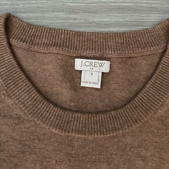 J. Crew Sweater Dress Wool Blend Tan size Small - Picture 3 of 6